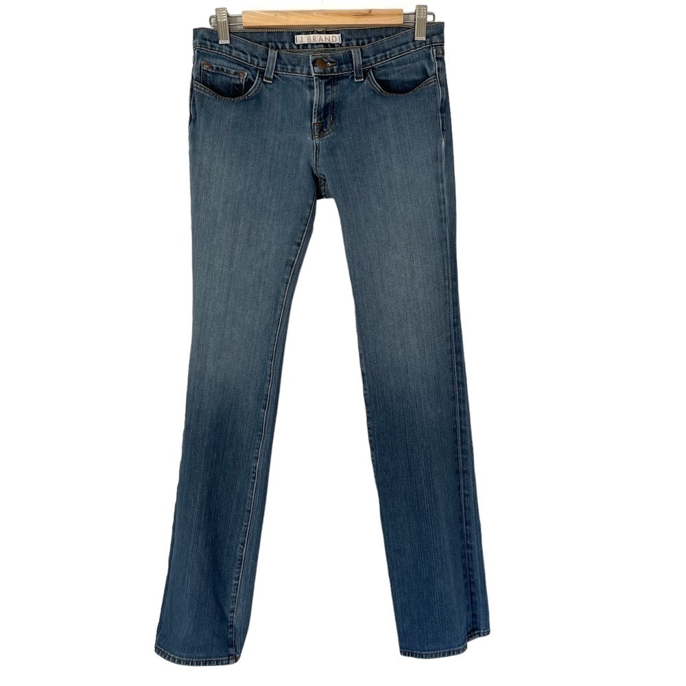J brand Y2K vintage low rise straight leg jeans medium wash
